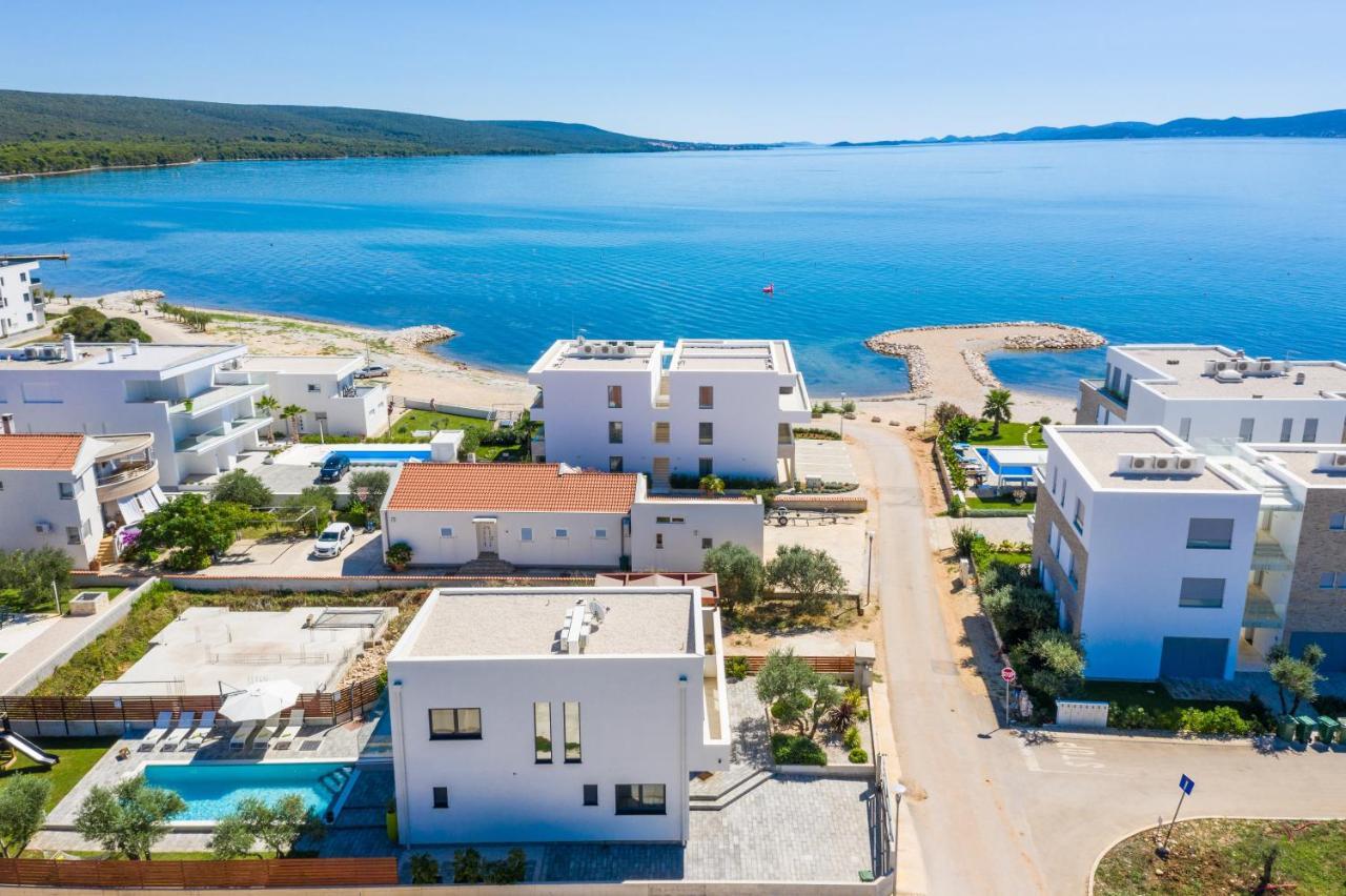 Villa Olea With Heated Pool And Jacuzzi Sukosan Exterior photo